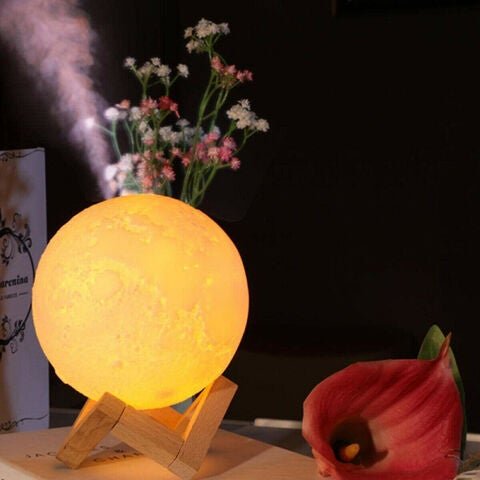 3D Moon Lamp Humidifier - Essential Oil Diffuser Moon Humidifier - Aroflit