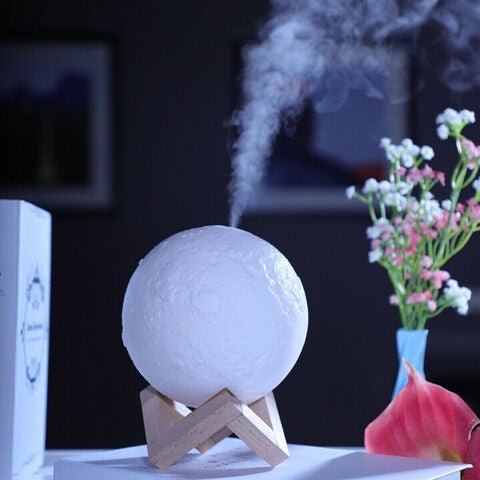 3D Moon Lamp Humidifier - Essential Oil Diffuser Moon Humidifier - Aroflit