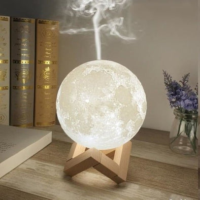 3D Moon Lamp Humidifier - Essential Oil Diffuser Moon Humidifier - Aroflit
