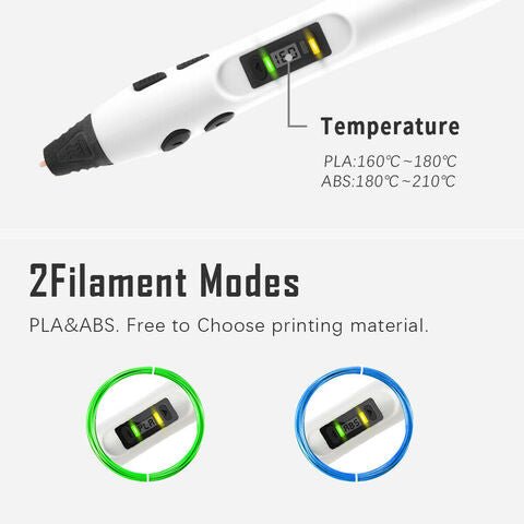 3D Pen - Professional 3D Printing Pen with LED Display - Aroflit