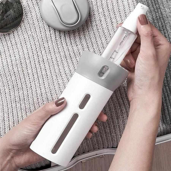 4 in 1 Lotion Shampoo Gel Travel Dispenser - Aroflit