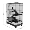 4 - level Rabbit Hutch - 43”L Indoor Bunny Cage - Aroflit