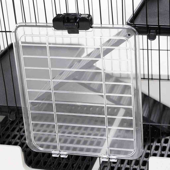 4 - level Rabbit Hutch - 43”L Indoor Bunny Cage - Aroflit