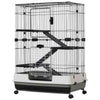 4 - level Rabbit Hutch - 43”L Indoor Bunny Cage - Aroflit