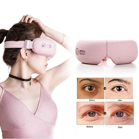 4D Smart Electric Vibration Bluetooth Eye Massager for Relief - Aroflit