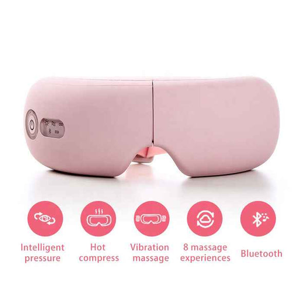 4D Smart Electric Vibration Bluetooth Eye Massager for Relief - Aroflit
