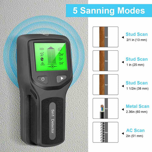 5 in 1 Electronic Stud Finder Wall Scanner - Aroflit