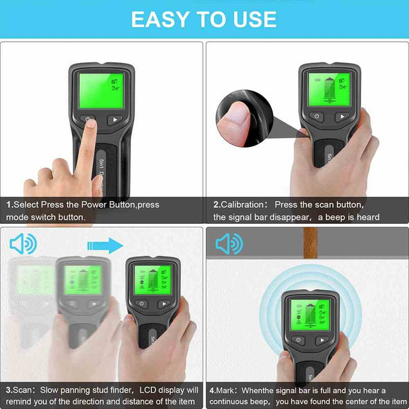 5 in 1 Electronic Stud Finder Wall Scanner - Aroflit