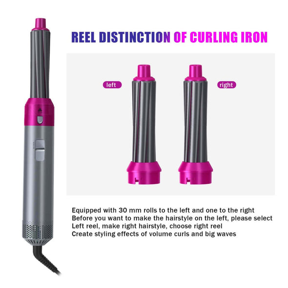 5 in 1 professional multifunctional airwrap hair styling tool kit - Aroflit