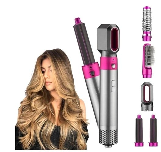 5 in 1 professional multifunctional airwrap hair styling tool kit - Aroflit