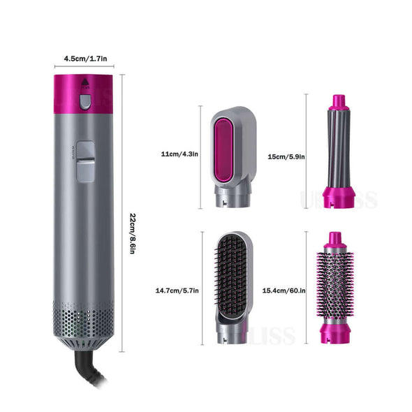 5 in 1 professional multifunctional airwrap hair styling tool kit - Aroflit