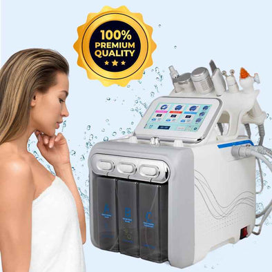 6 in 1 Water Dermabrasion Deep Cleansing Hydro Hydra Facial Peeling Machine - Aroflit