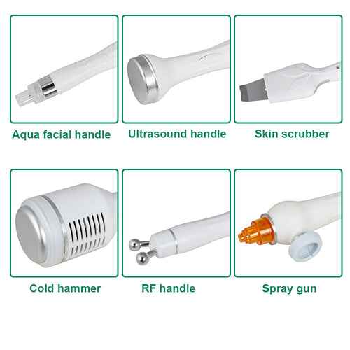 6 in 1 Water Dermabrasion Deep Cleansing Hydro Hydra Facial Peeling Machine - Aroflit