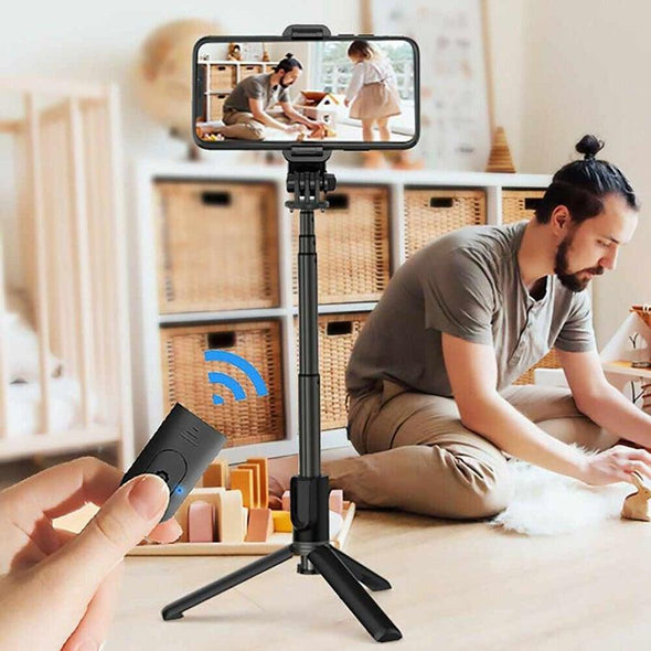6 In 1 Wireless Bluetooth Selfie Stick Tripod - Aroflit