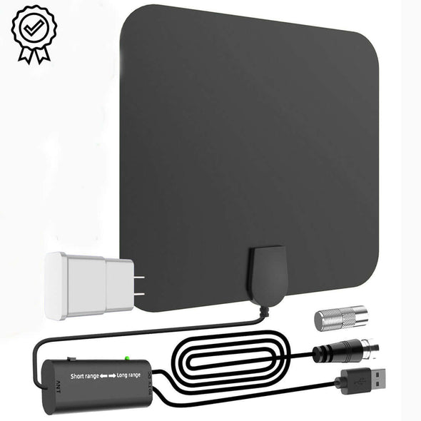 600 Miles Indoor Digital Amplified HDTV Antenna W/ Signal Booster - Aroflit