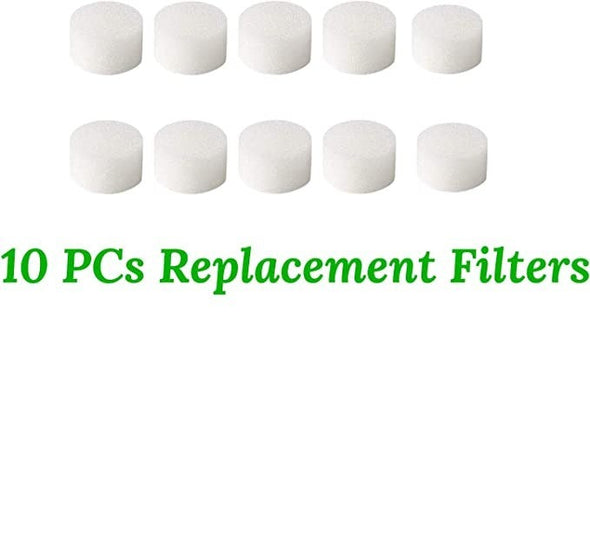 10 Pcs Replacement Sponge Filters for Compressor System - Aroflit
