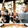 62" Wooden Archery Takedown Recurve Bow and Arrow for Hunting - Aroflit