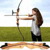 62" Wooden Archery Takedown Recurve Bow and Arrow for Hunting - Aroflit