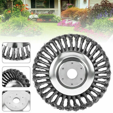 8 Inch Indestructible Steel Wire Weed Trimmer Blade - Steel Wire Weed Brush Head - Aroflit