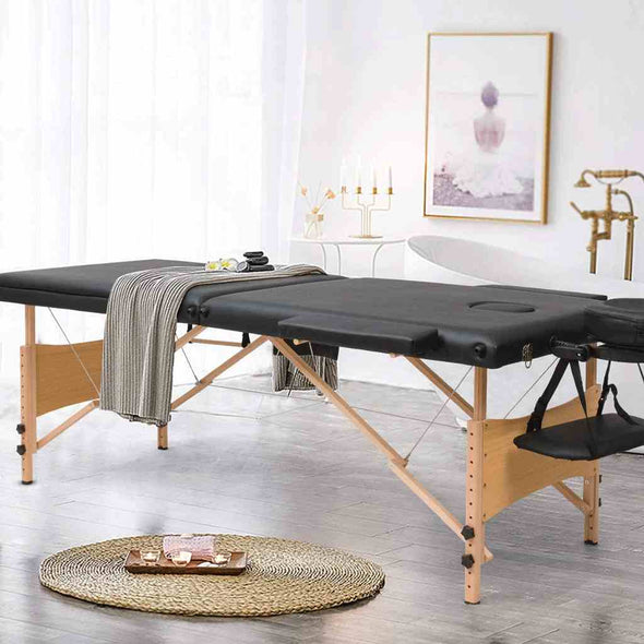 84"L Folding Portable Massage Table - Facial Spa Beauty Salon Bed - Aroflit
