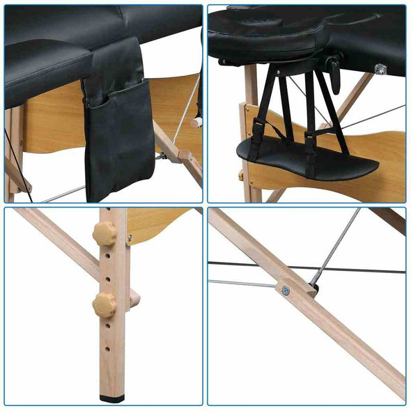 84"L Folding Portable Massage Table - Facial Spa Beauty Salon Bed - Aroflit