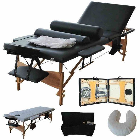 84"L Folding Portable Massage Table - Facial Spa Beauty Salon Bed - Aroflit