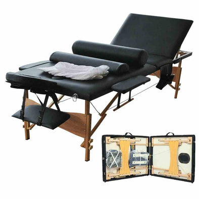84"L Folding Portable Massage Table - Facial Spa Beauty Salon Bed - Aroflit
