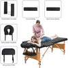 84"L Folding Portable Massage Table - Facial Spa Beauty Salon Bed - Aroflit