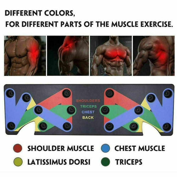 9 in 1 Push Up Board Training System - Aroflit