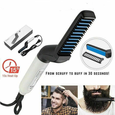 Best Heated Curly Beard Straightener Hot Comb - Beard hair Straightener Brush - Aroflit™