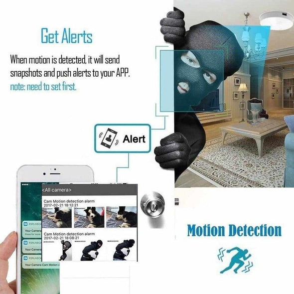 Smart Smoke Detector Security Camera - Aroflit