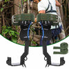 A Pair 2 Gears Tree Climbing Spikes Set Adjustable Lanyard Rope Rescue Belt - Aroflit
