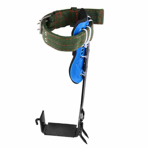 A Pair 2 Gears Tree Climbing Spikes Set Adjustable Lanyard Rope Rescue Belt-Aroflit