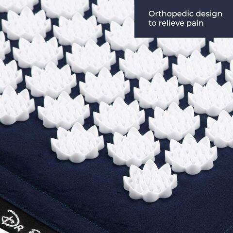 Acupressure Mat for Pain Relief - Memory Foam Acupressure Yoga Mat Set - Aroflit