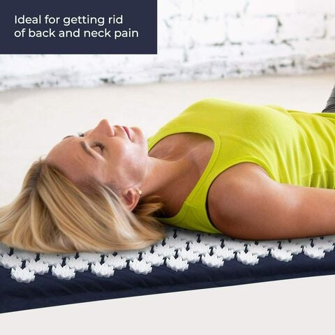 Acupressure Mat for Pain Relief - Memory Foam Acupressure Yoga Mat Set - Aroflit
