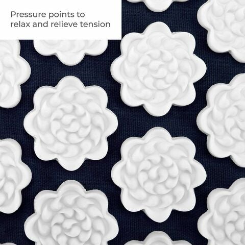 Acupressure Mat for Pain Relief - Memory Foam Acupressure Yoga Mat Set - Aroflit