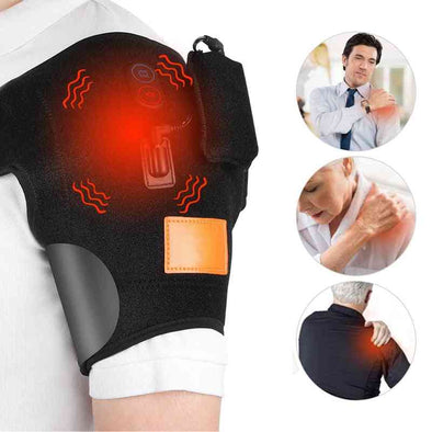 Adjustable Electric Heating Shoulders Massager Wrap - Aroflit