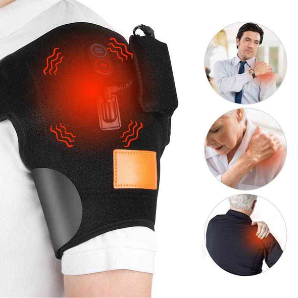 Adjustable Electric Heating Shoulders Massager Wrap - Aroflit
