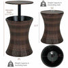 Adjustable Height Patio Rattan Cooler Table - Aroflit