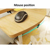 Adjustable Overbed Bedside tray tables with Wheels - overbed rolling table for Hospital and Home Use - Aroflit