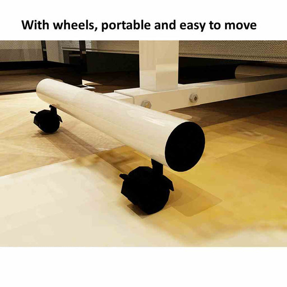 Adjustable Overbed Bedside tray tables with Wheels - overbed rolling table for Hospital and Home Use - Aroflit