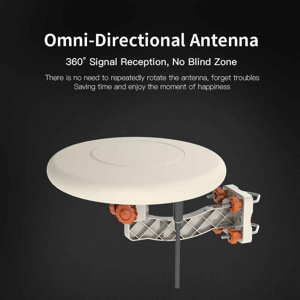 Aroflit™ 150 Miles 360° Omni - directional Amplified TV Antenna - Aroflit