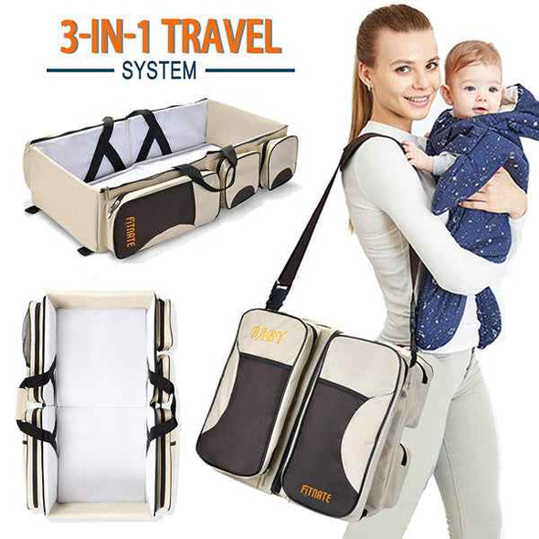 Aroflit™ 2 in 1 Baby Diaper Bag - Aroflit