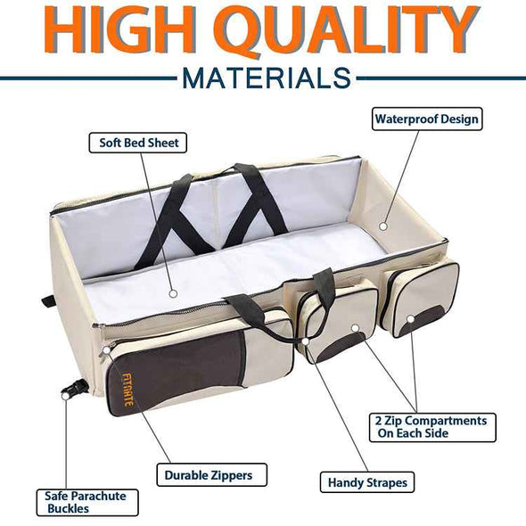 Aroflit™ 2 in 1 Baby Diaper Bag - Aroflit