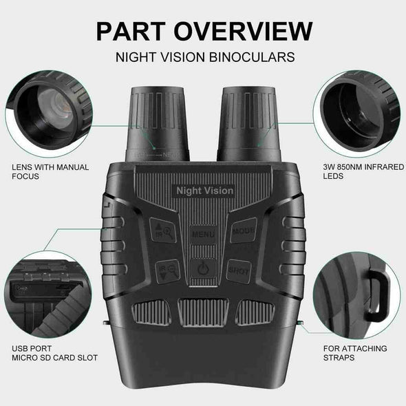 Aroflit Clear Vision™ Binoculars - Digital Night Vision Goggles IR Optics - Aroflit