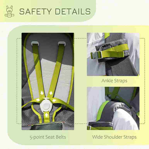 Aroflit™️ Foldable Baby Backpack Carrier with Canopy - Aroflit