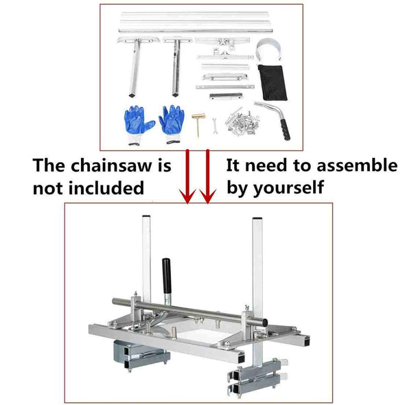Aroflit™ Mobile Portable Chainsaw Sawmill 18" - 48" - Aroflit