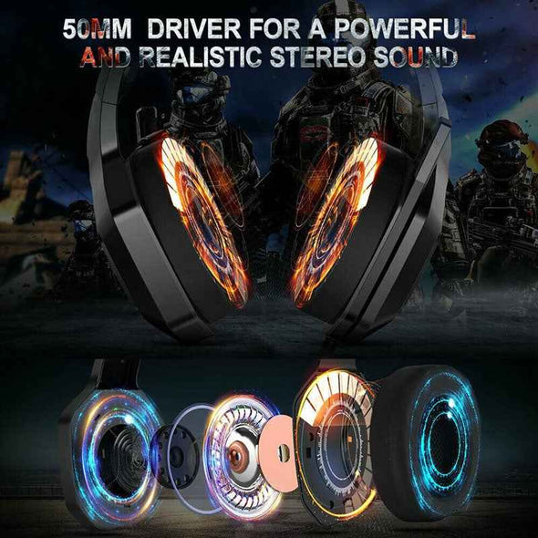 Aroflit Wireless Premium Gaming Headset - best gaming headphones for PC - Aroflit