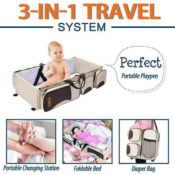 Aroflit™ 2 in 1 Baby Diaper Bag-Aroflit