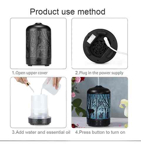Aromatherapy Ultrasonic Essential Oil diffuser & Cool Mist Humidifier - Aroflit